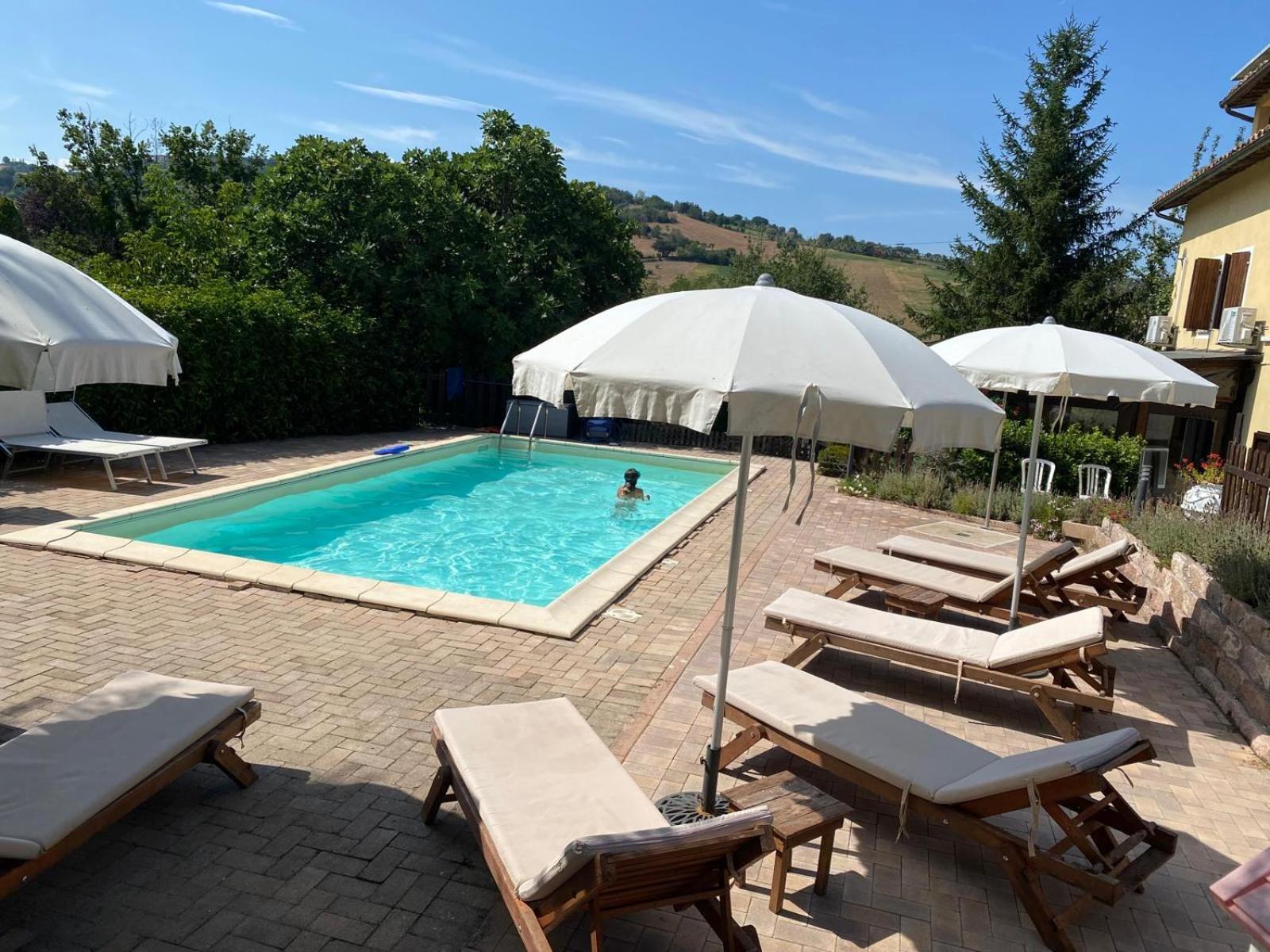 Country House Villa Sabrina San Ginesio Exterior foto