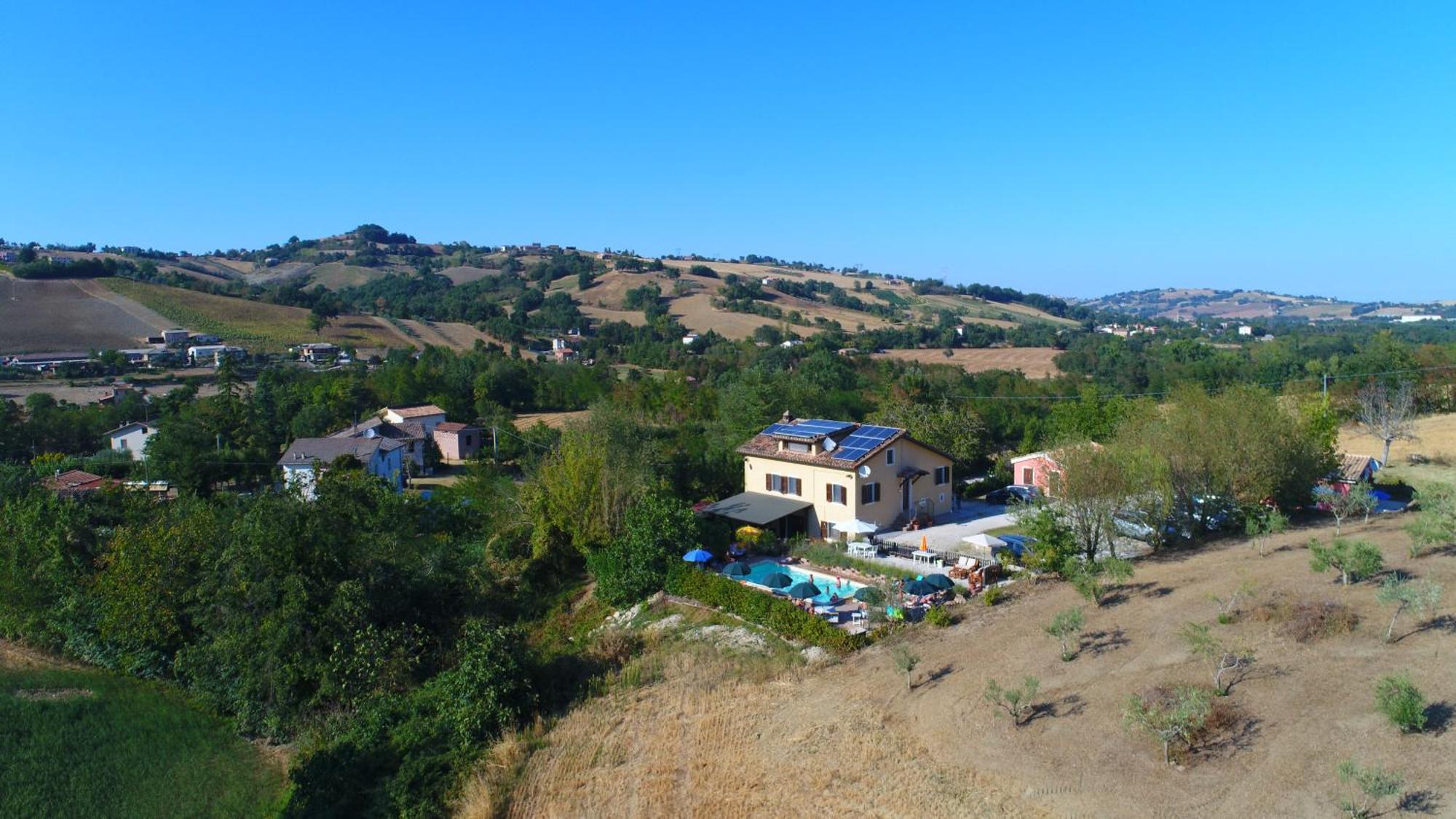 Country House Villa Sabrina San Ginesio Exterior foto